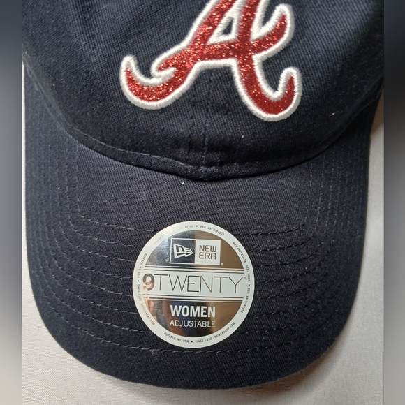 Atlanta Braves Navy blue hat with red glitter - Picture 10 of 10